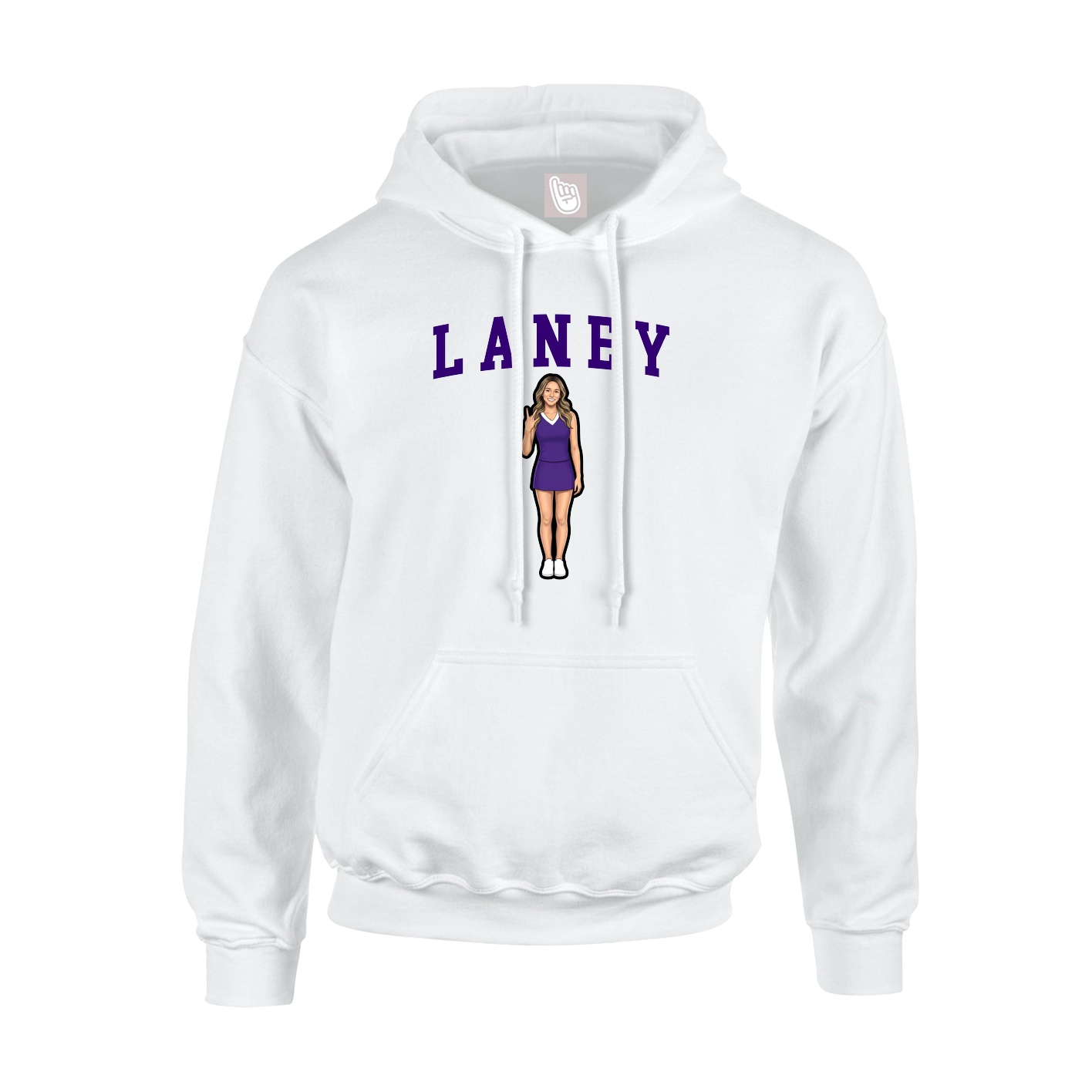 Youth Hoodie — Shirsey in White