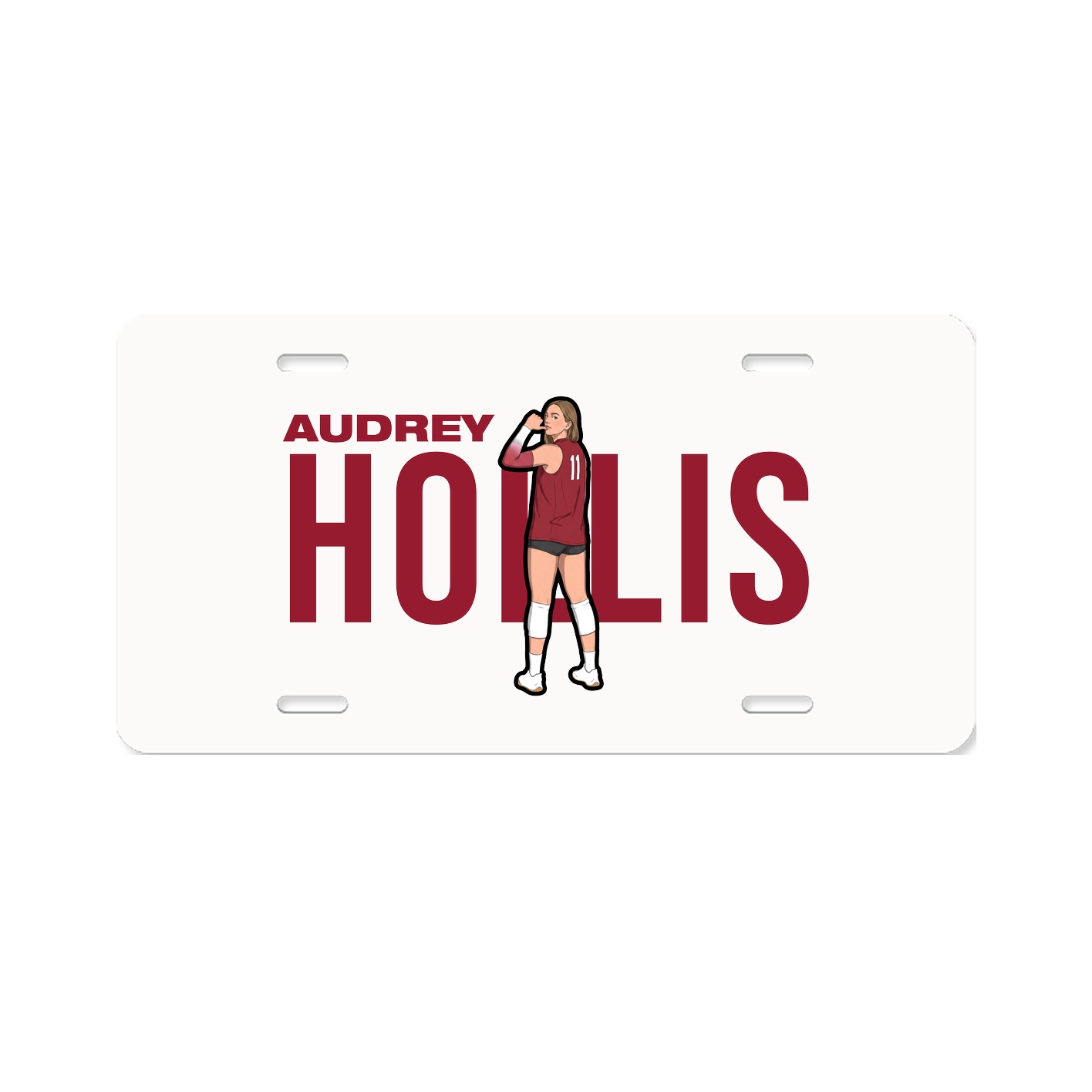 License Plate — Player Name in Classic
