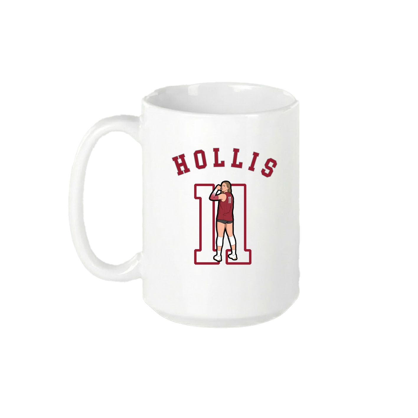 15oz Coffee Mug — Shirsey Arch in White