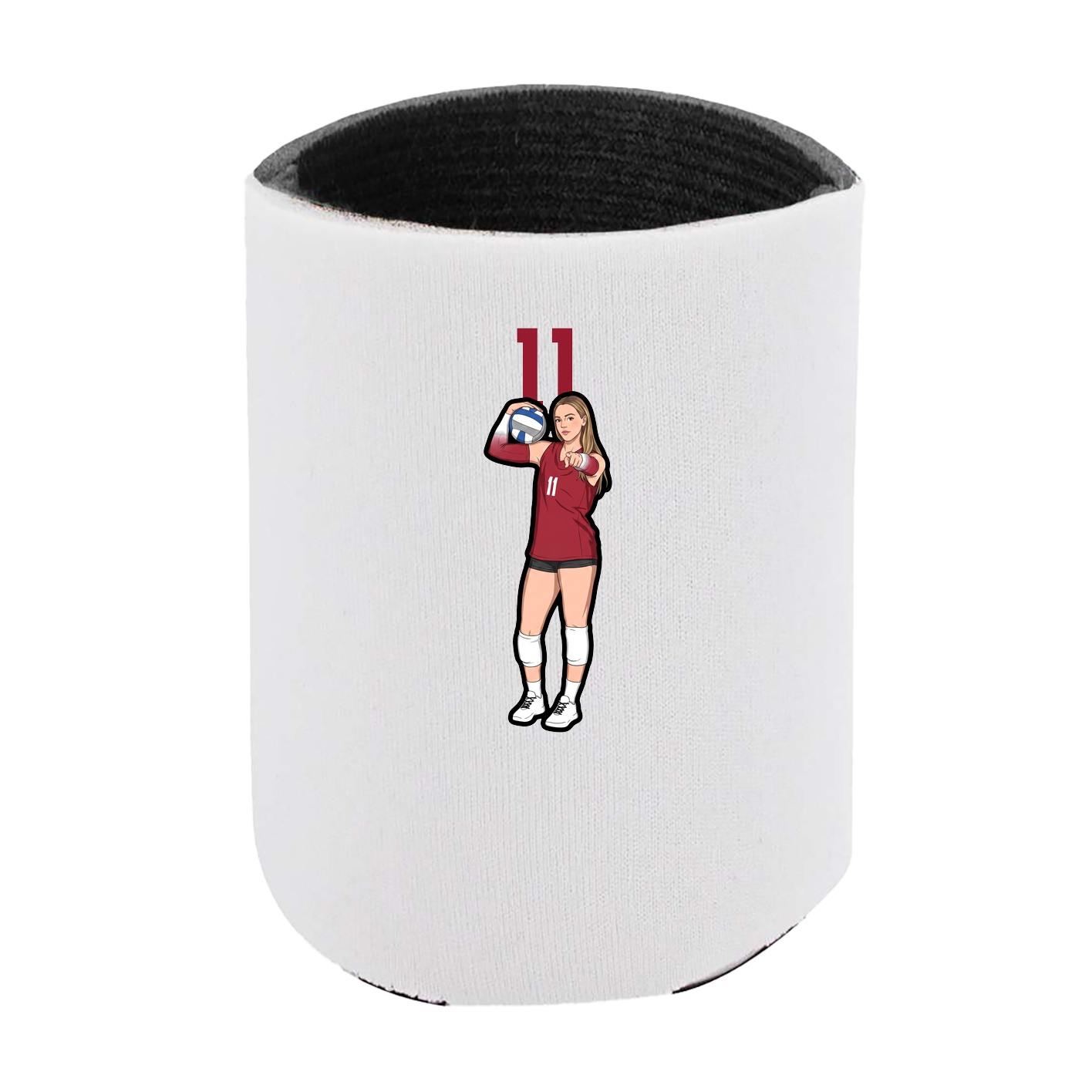 Can Holder — Number Top in White
