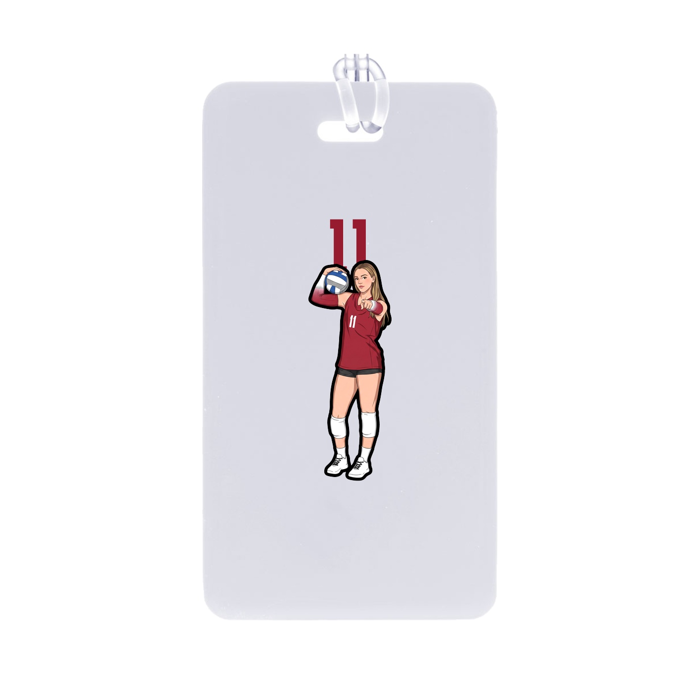 Bag Tag — Number Top in Classic