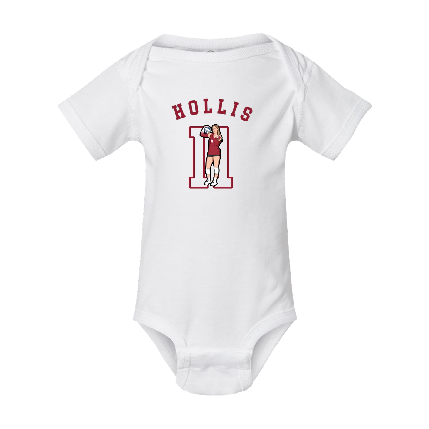 Baby Onesie — Shirsey Arch in White