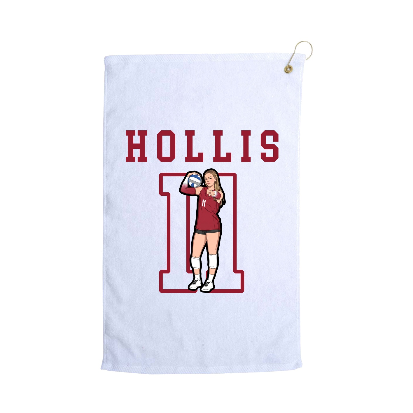 Golf Towel — Shirsey in White