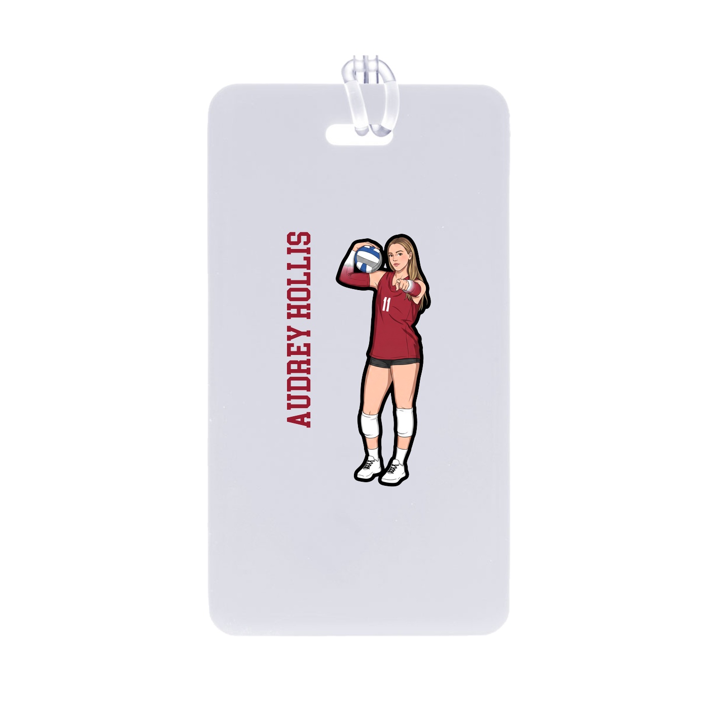 Bag Tag — Name Vertical in Classic