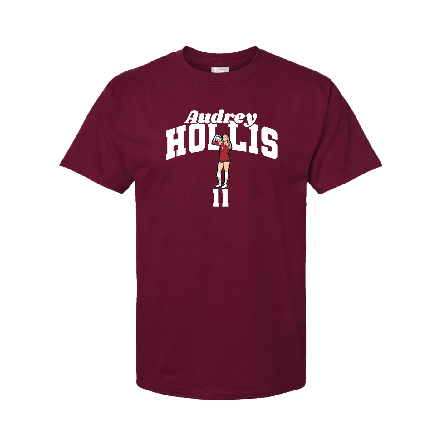 Tee — Signature Arch in Cardinal
