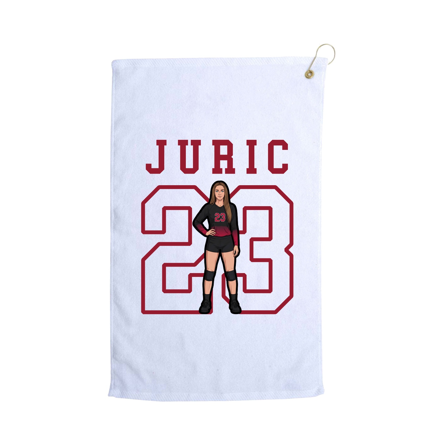 Golf Towel — Shirsey in White