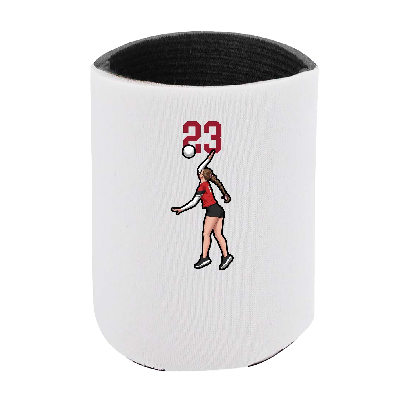 Can Holder — Number Top in White