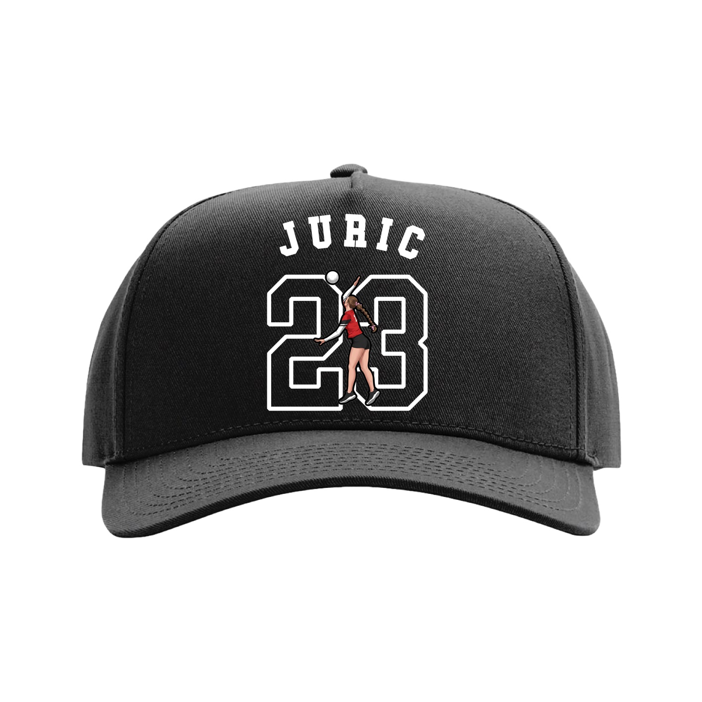 Full Fabric Five-Panel Champ Cap