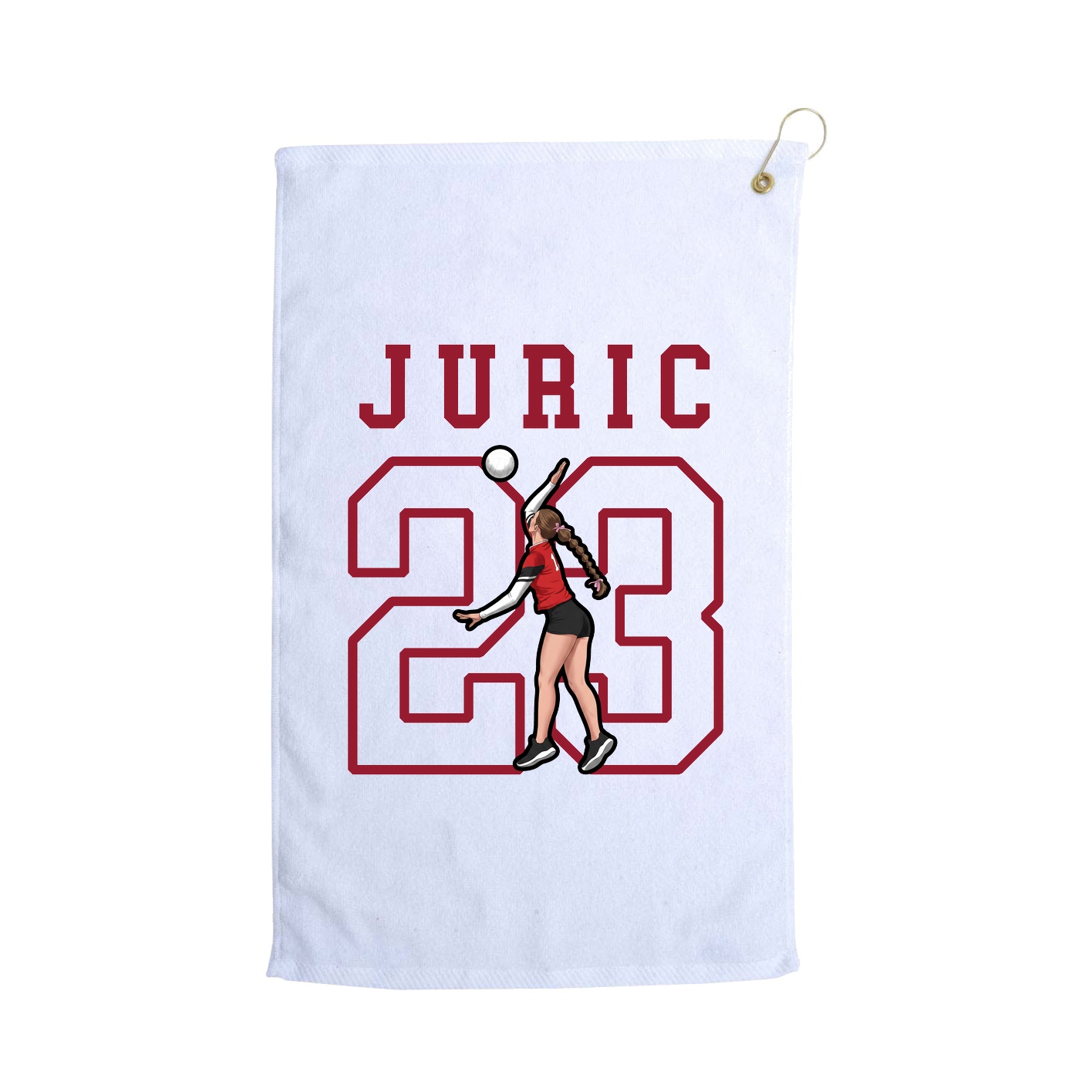 Golf Towel — Shirsey in White