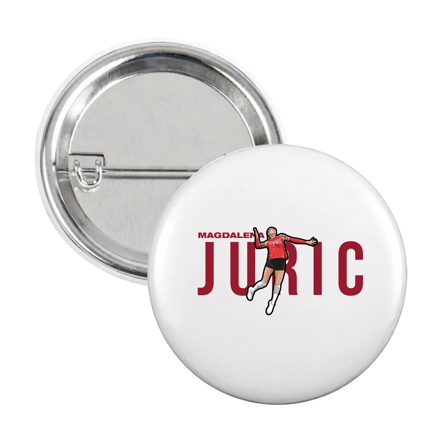 Game Day Button — Player Name in White