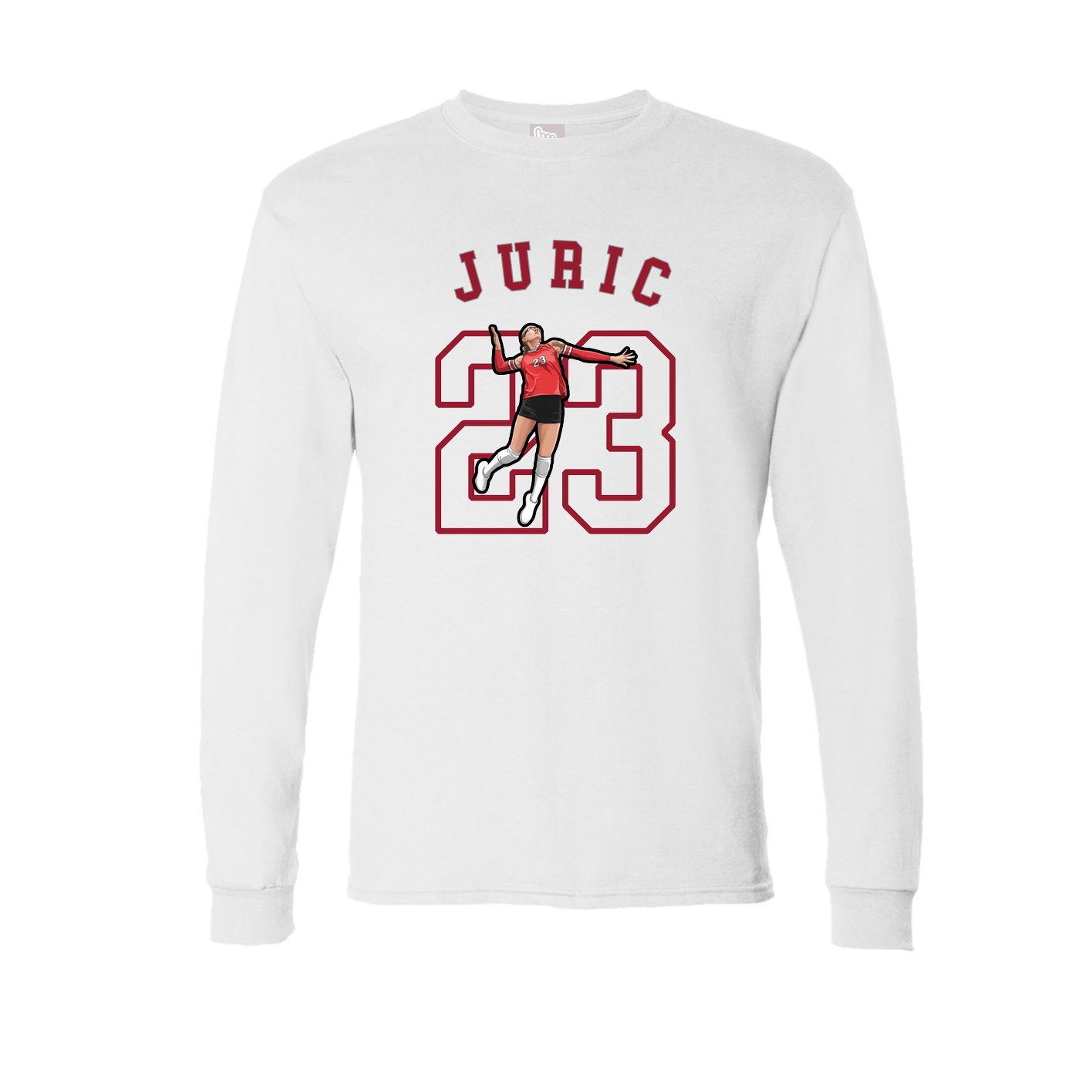 Long Sleeve Tee — Shirsey Arch in White