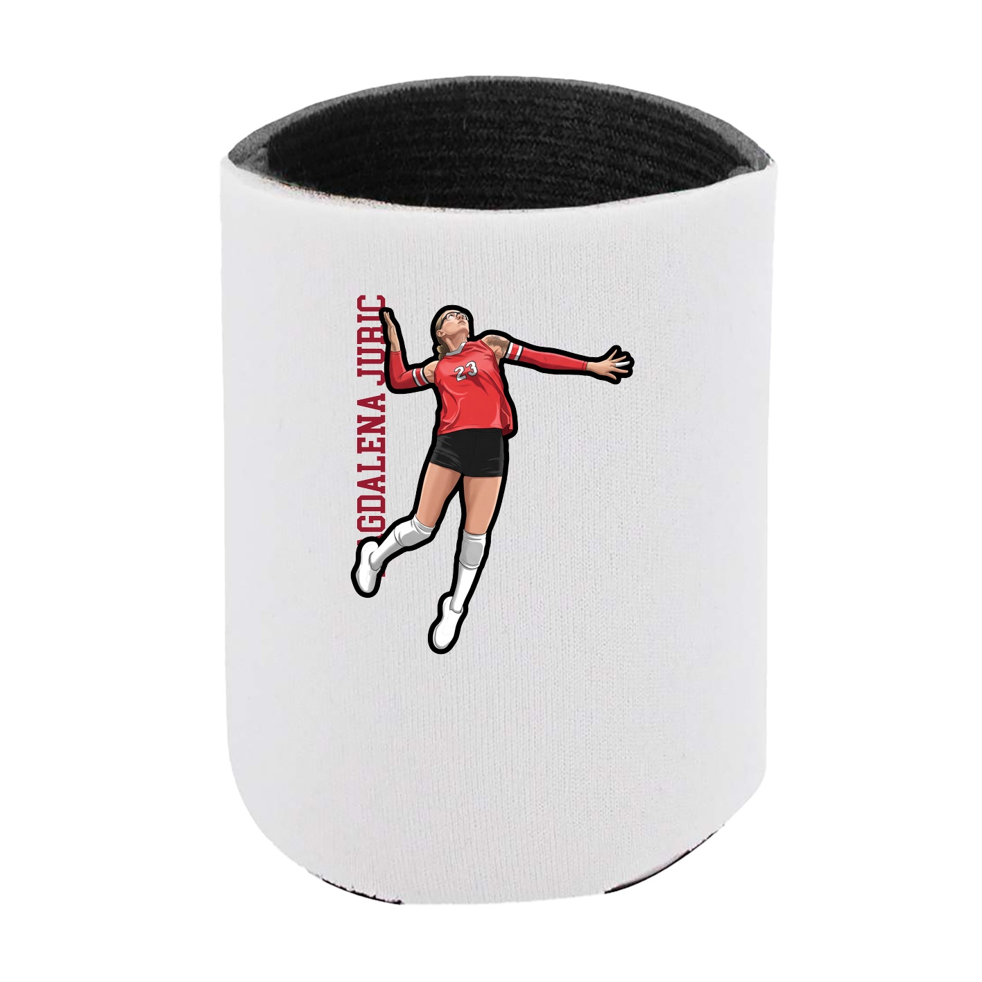 Can Holder — Name Vertical in White