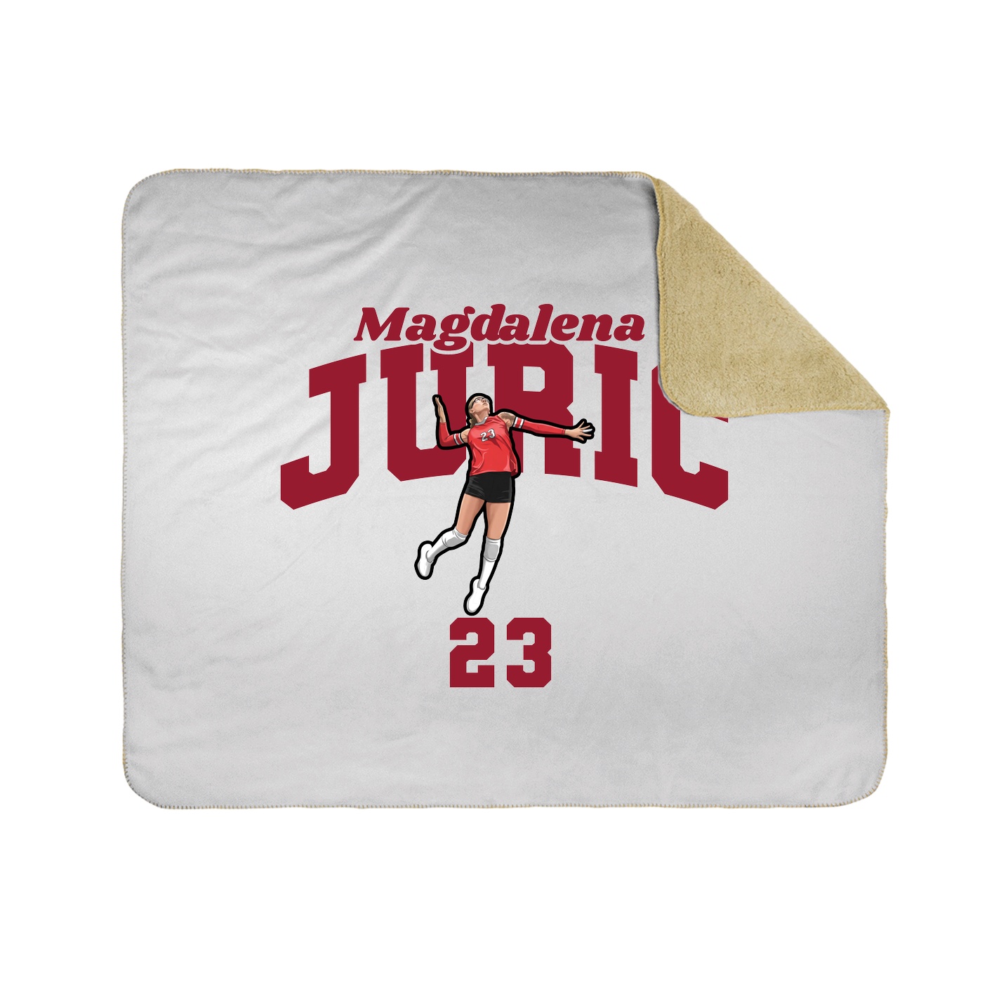 Throw Blanket — Signature Arch in White