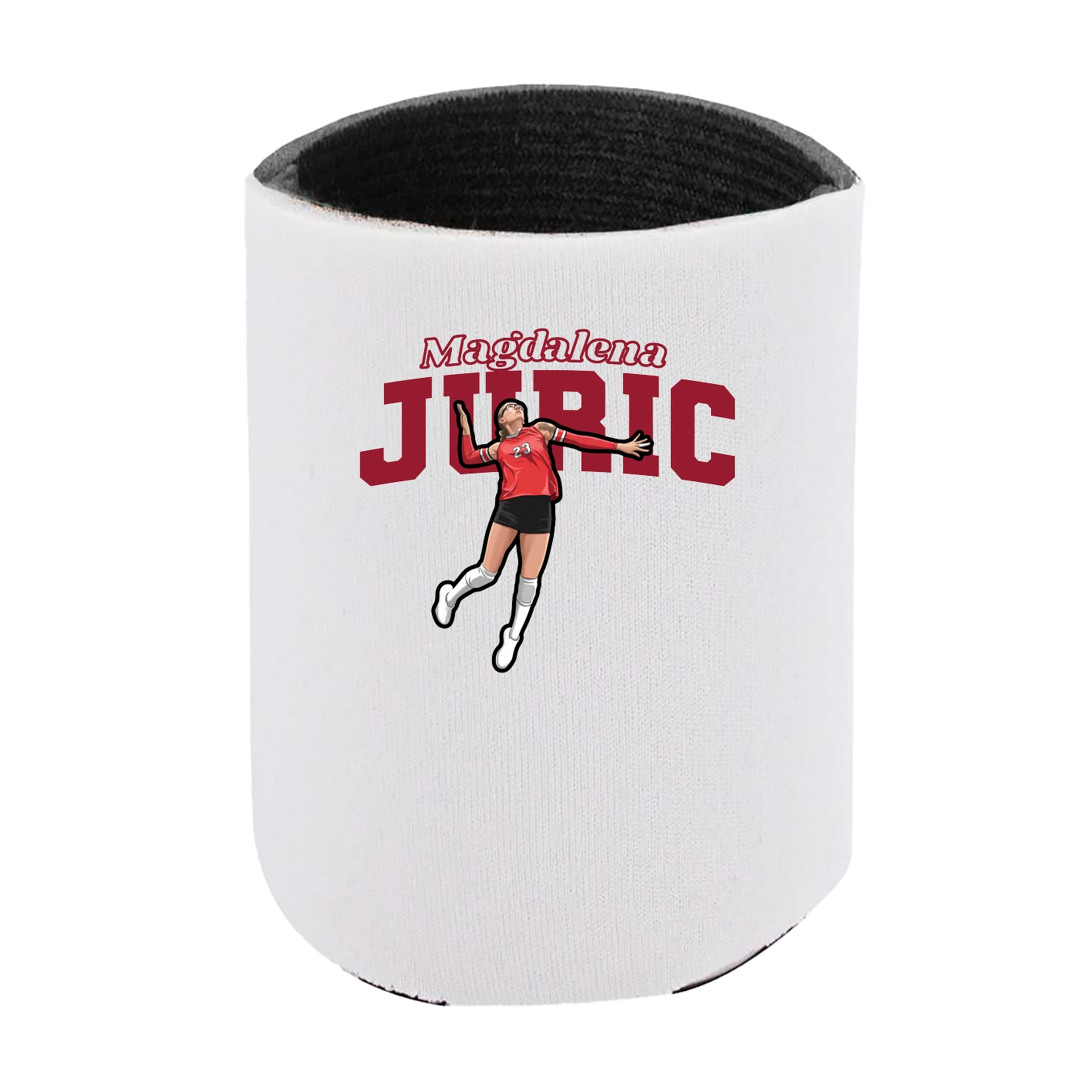 Can Holder — Name Arch in White