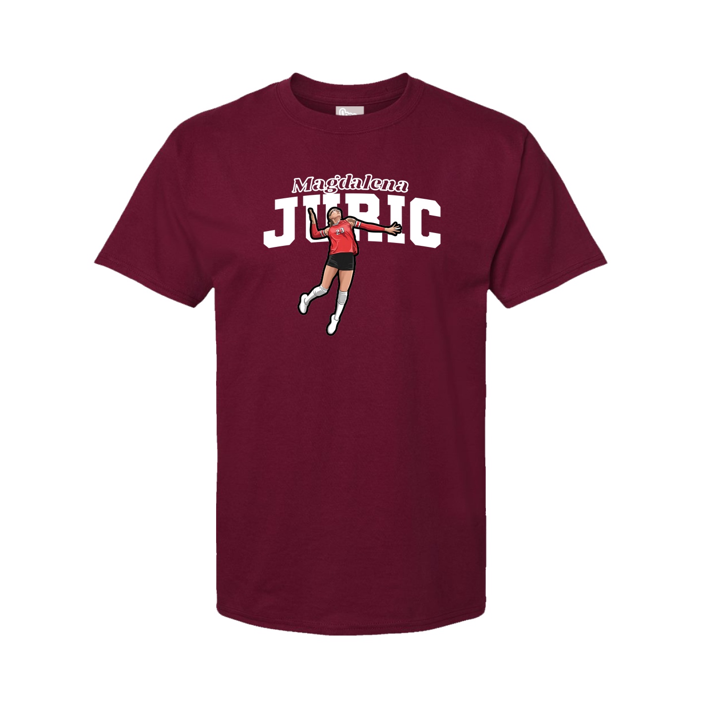 Tee — Name Arch in Cardinal