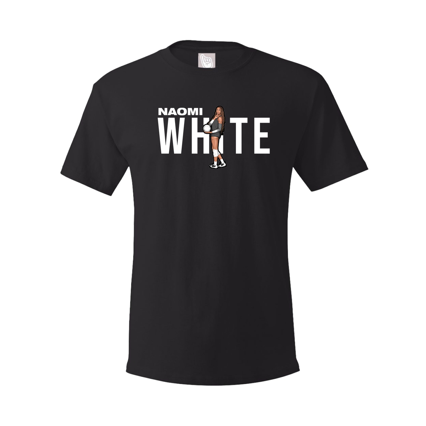 Youth Tee — Player Name in Black