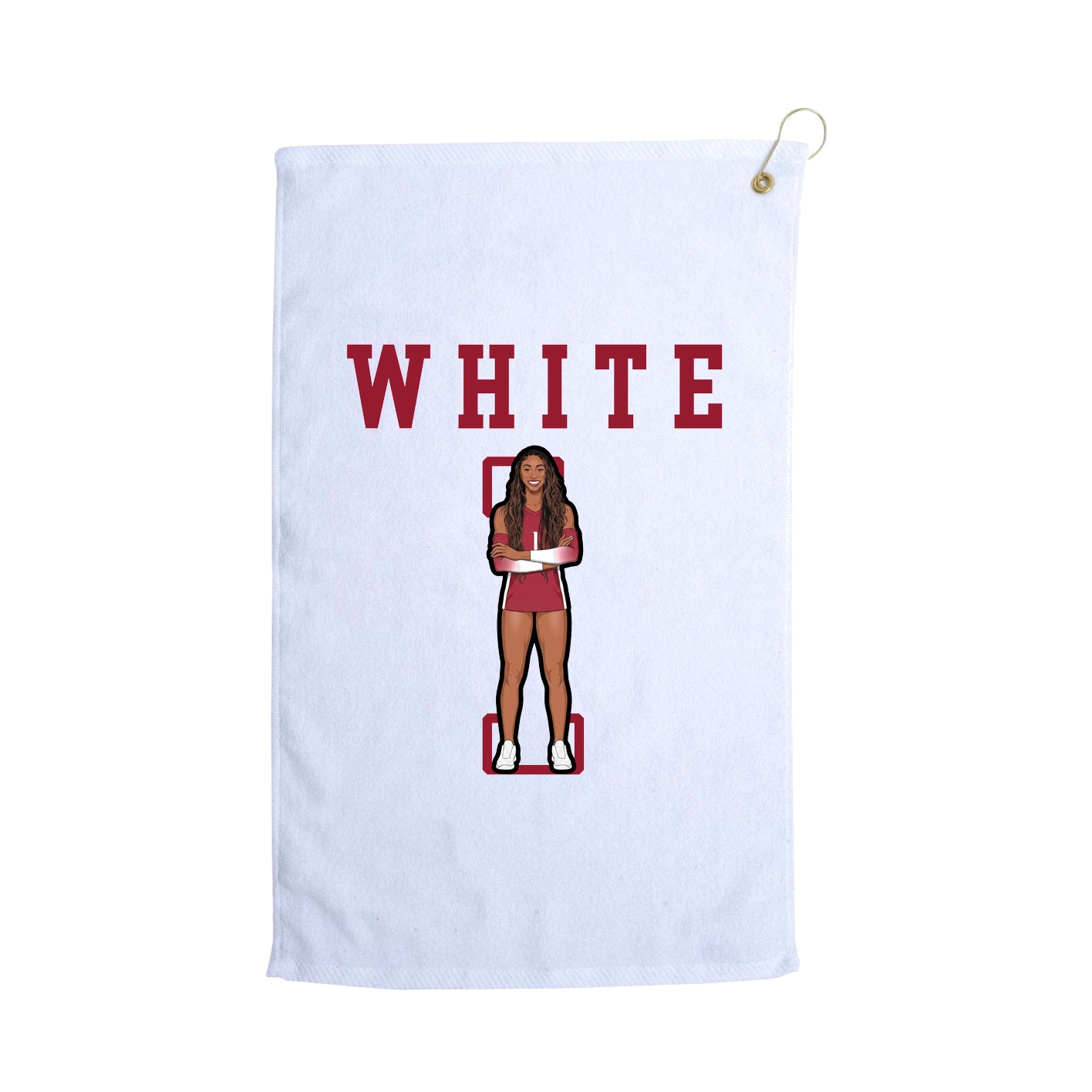 Golf Towel — Shirsey in White