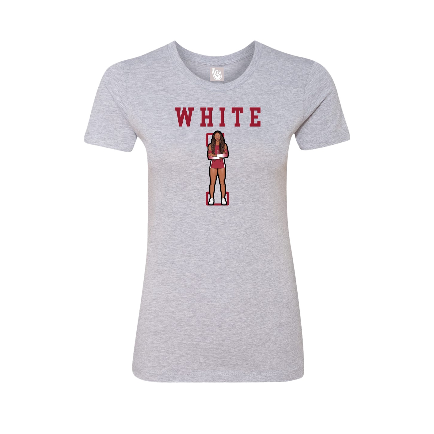 Fitted Women's Tee — Shirsey in Grey