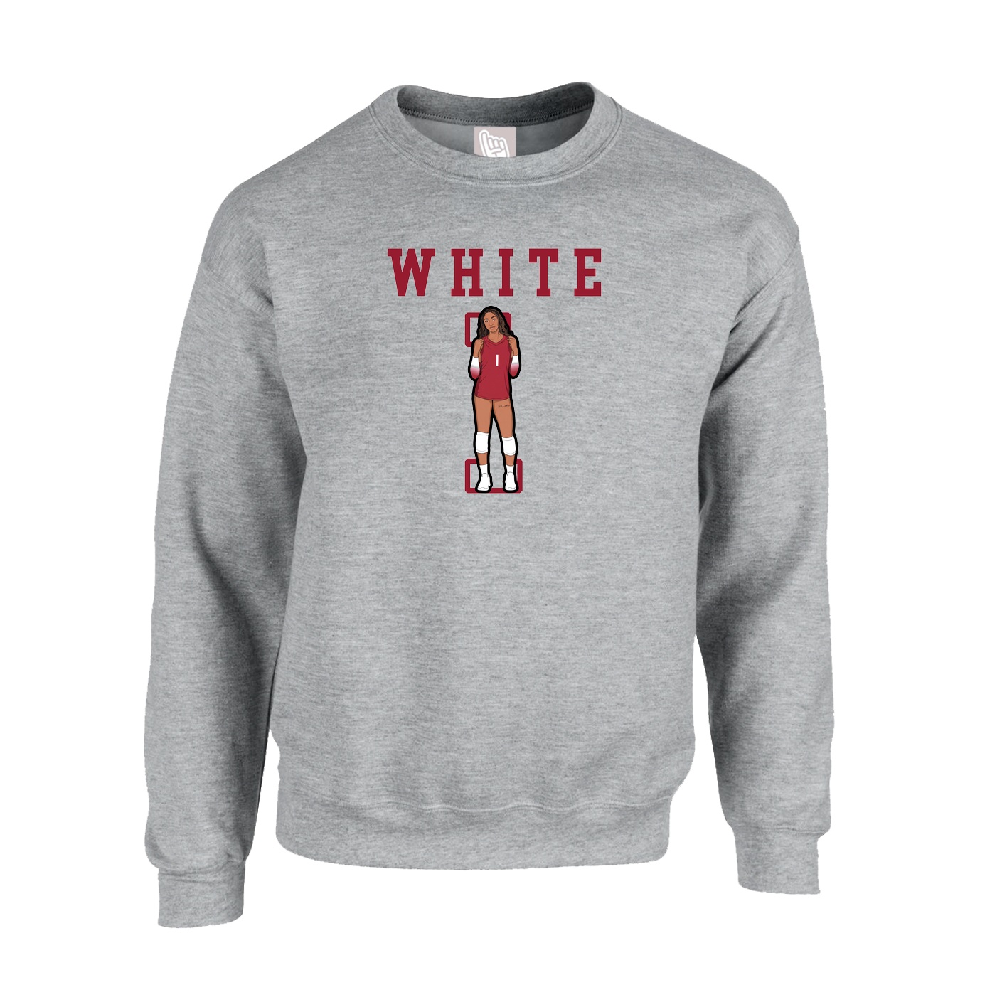 Fleece Crew — Shirsey in Grey