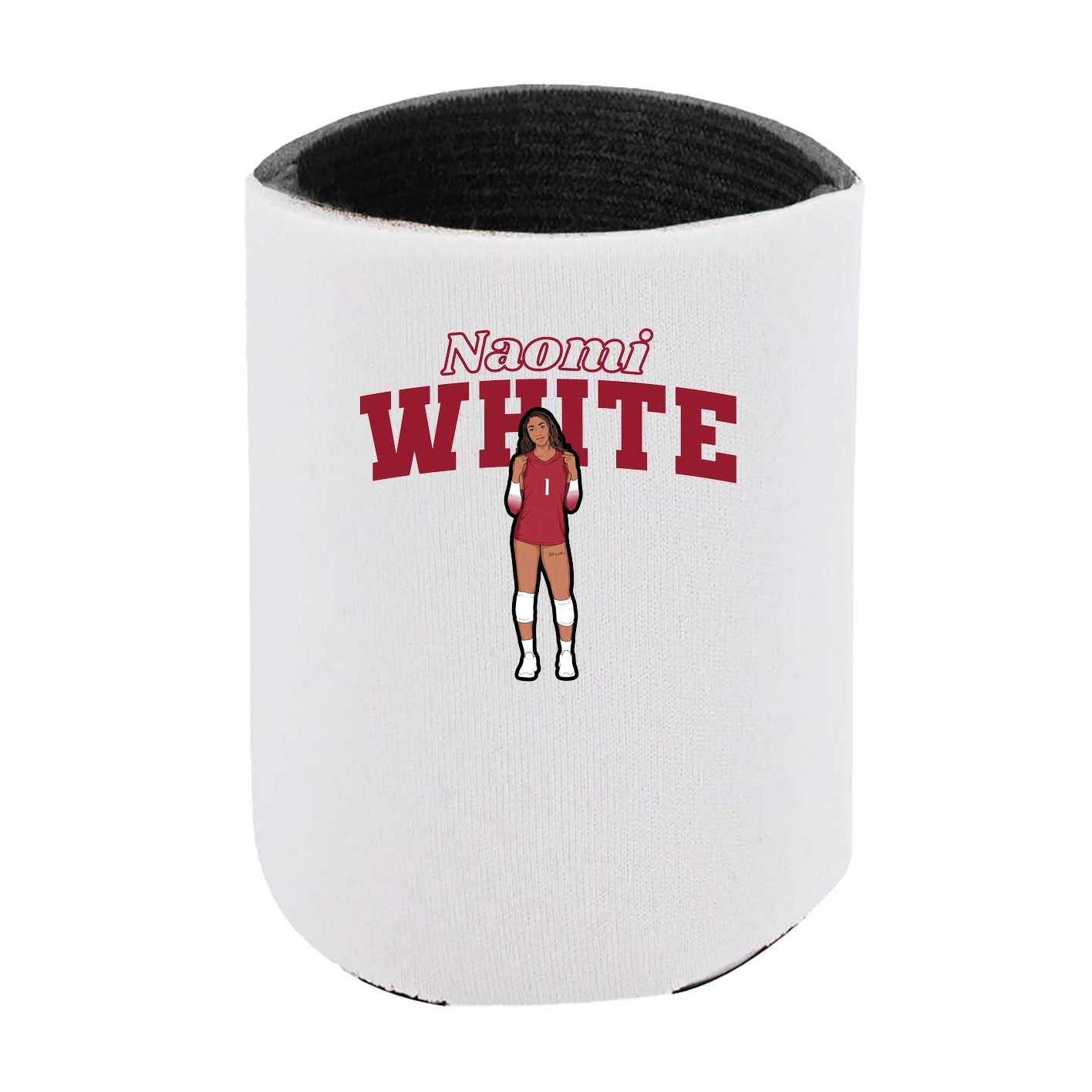 Can Holder — Name Arch in White