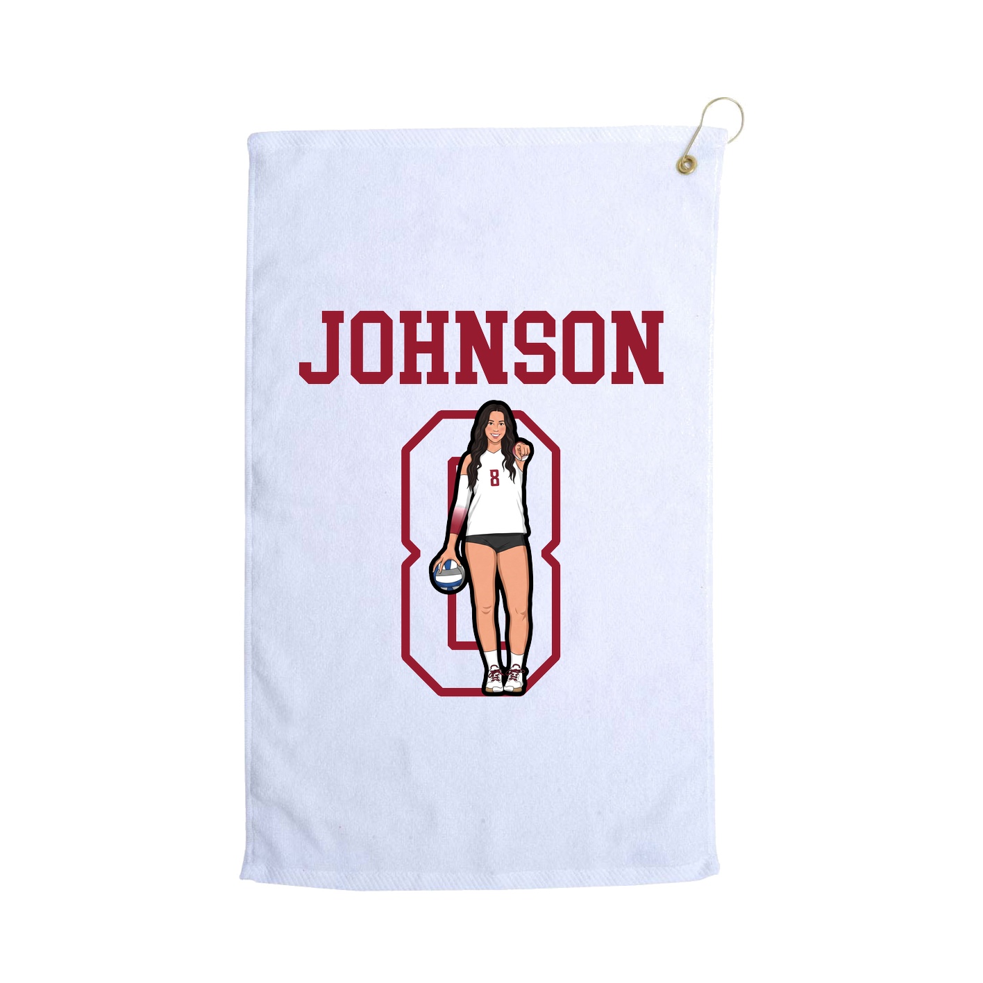 Golf Towel — Shirsey in White