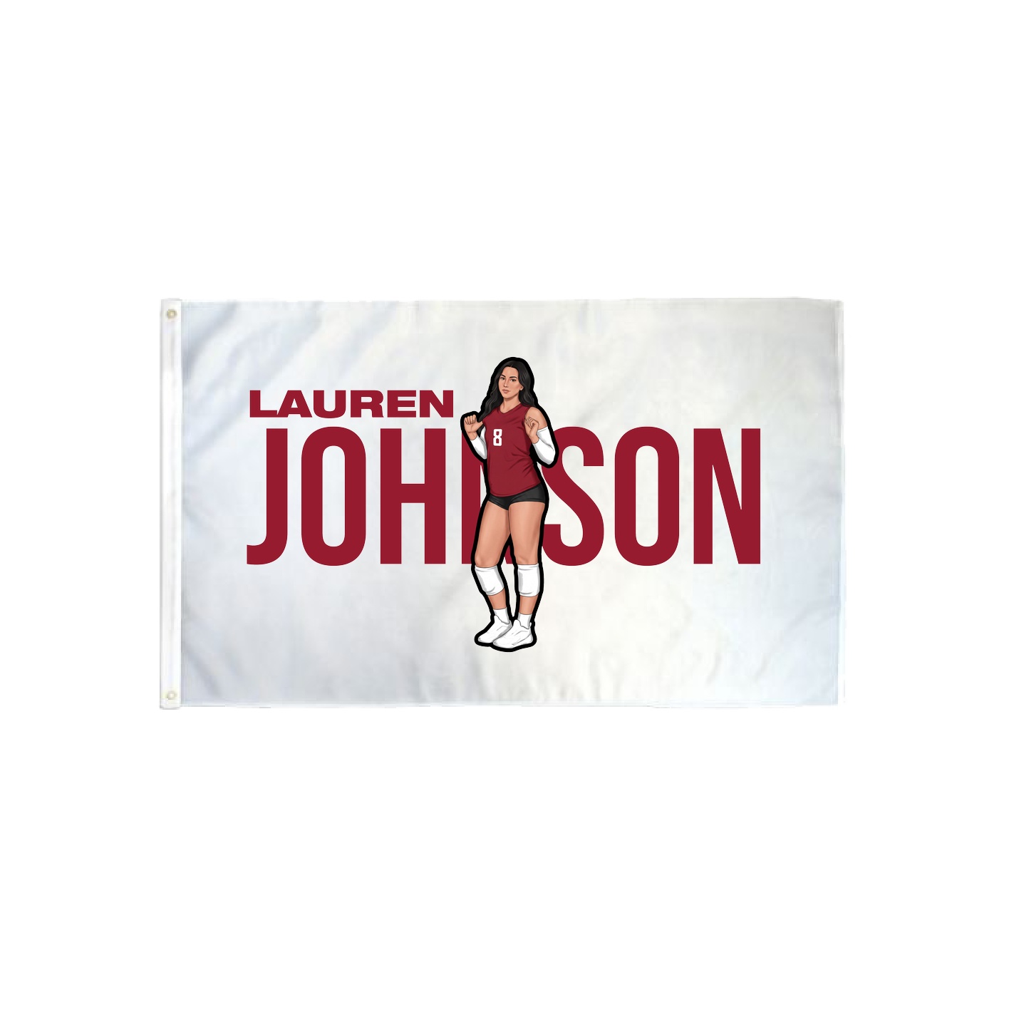 3x5 Flag — Player Name in Classic