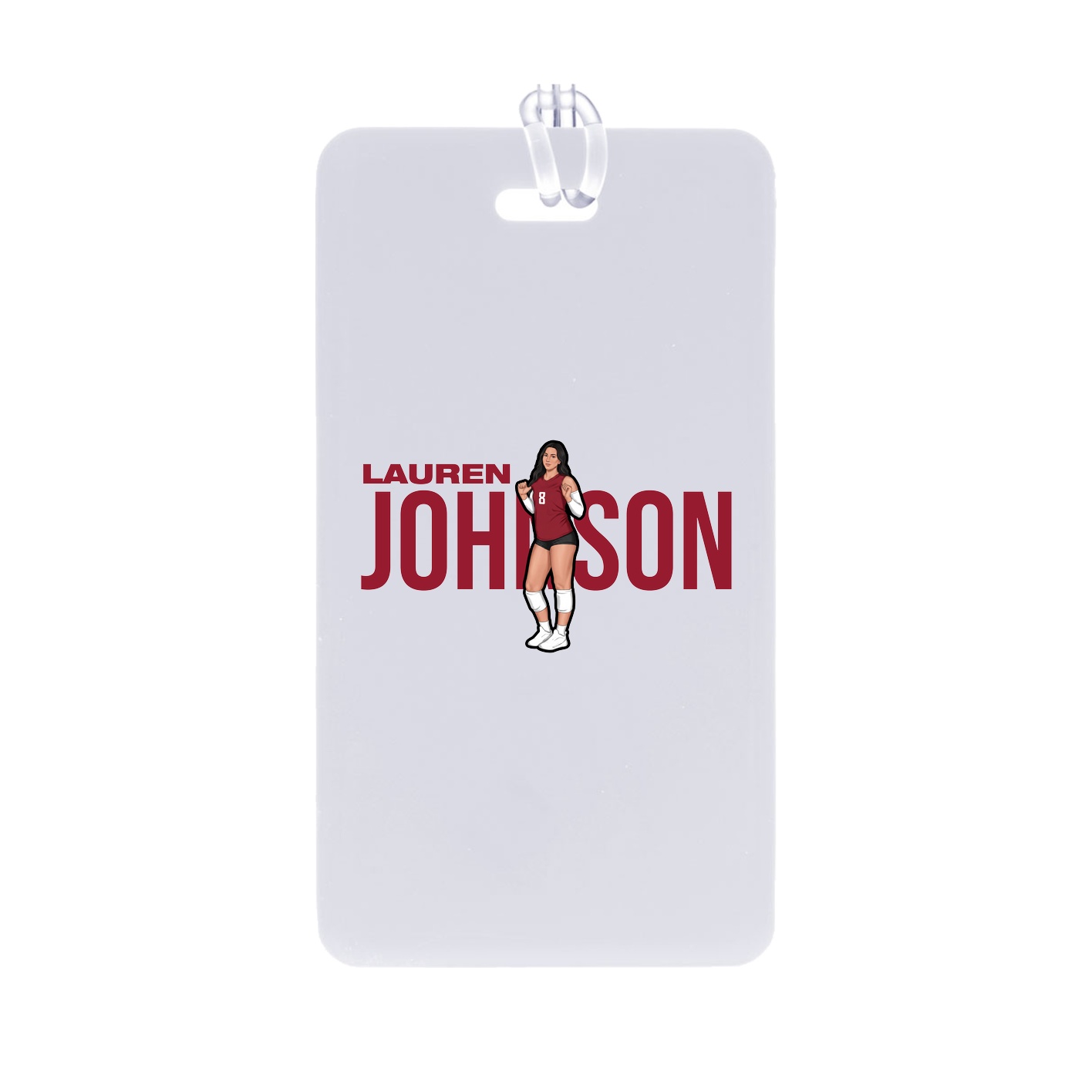 Bag Tag — Player Name in Classic