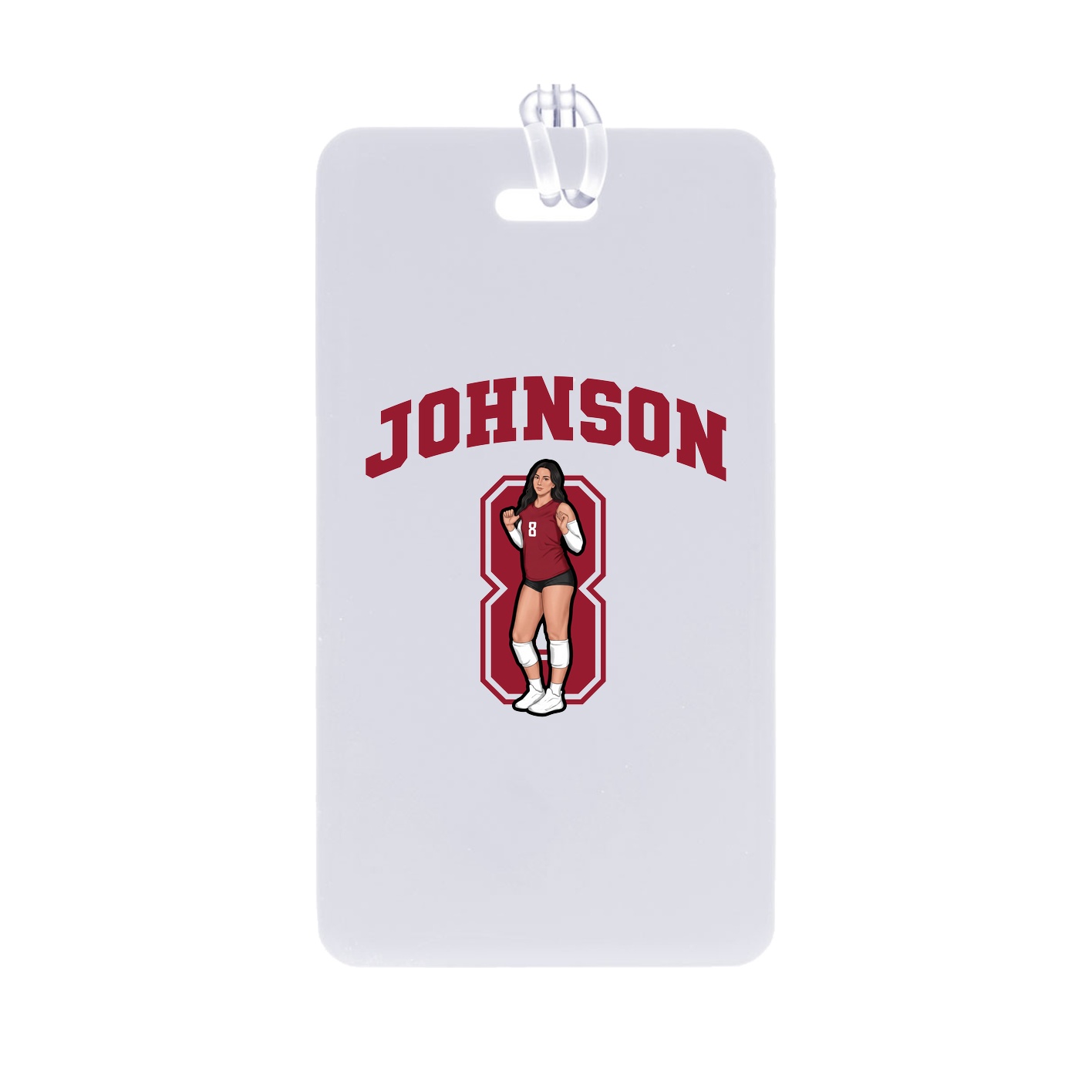 Bag Tag — Number in Classic