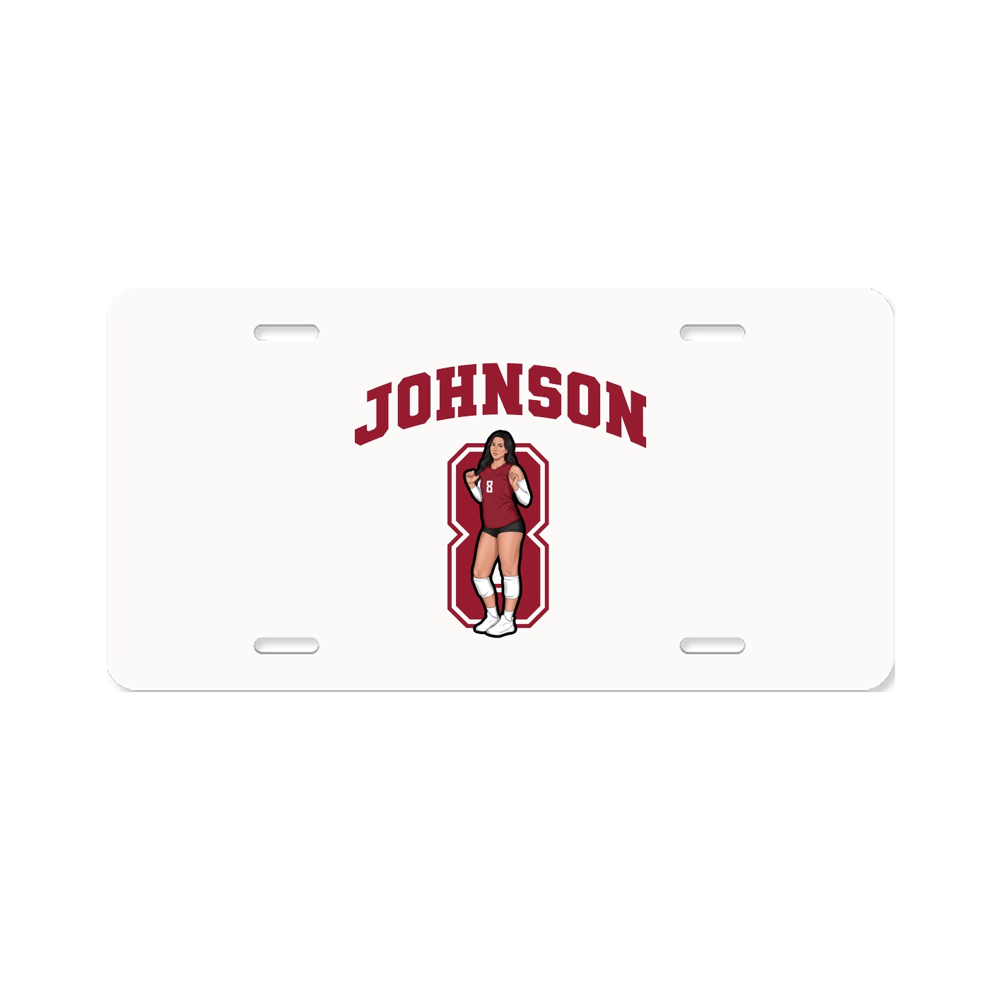 License Plate — Number in Classic