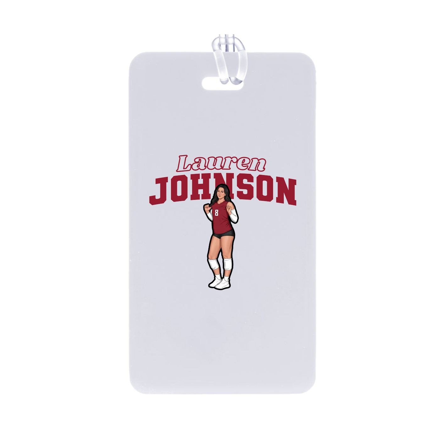 Bag Tag — Name Arch in Classic