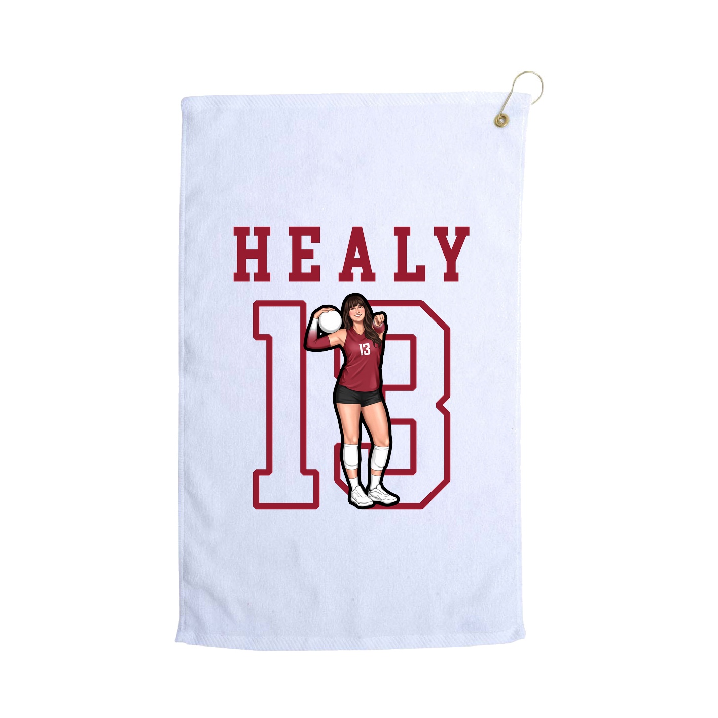 Golf Towel — Shirsey in White
