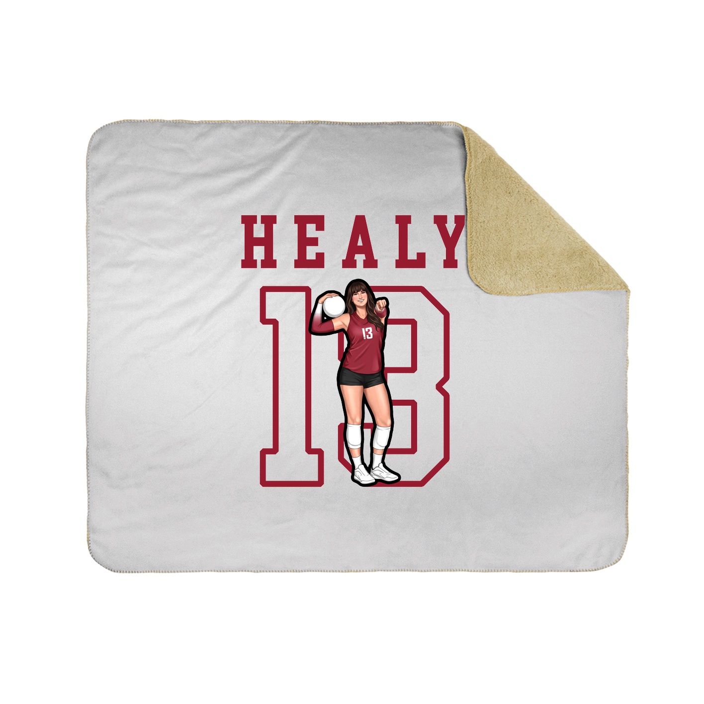 Throw Blanket — Shirsey in White
