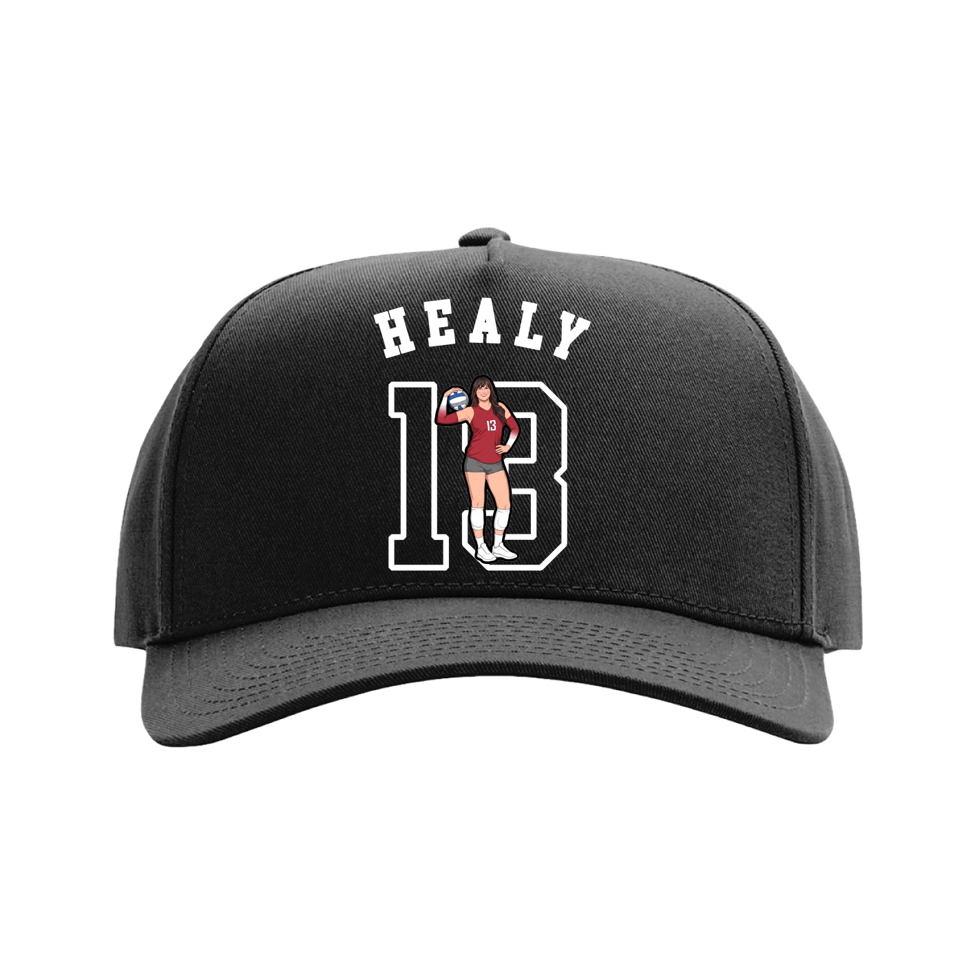 Full Fabric Five-Panel Champ Cap