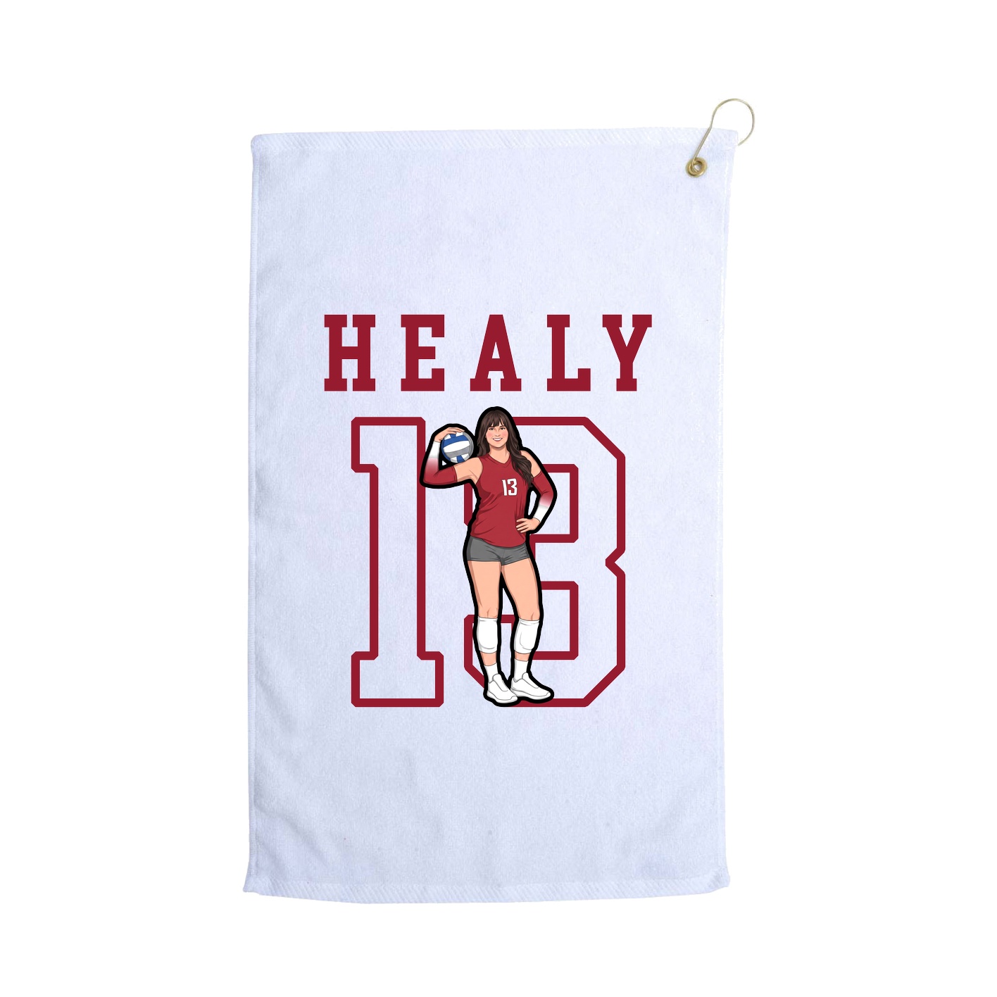 Golf Towel — Shirsey in White