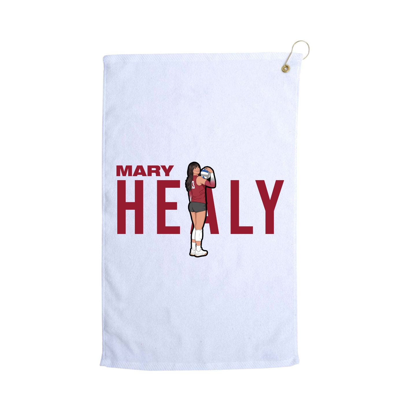 Golf Towel — Player Name in White