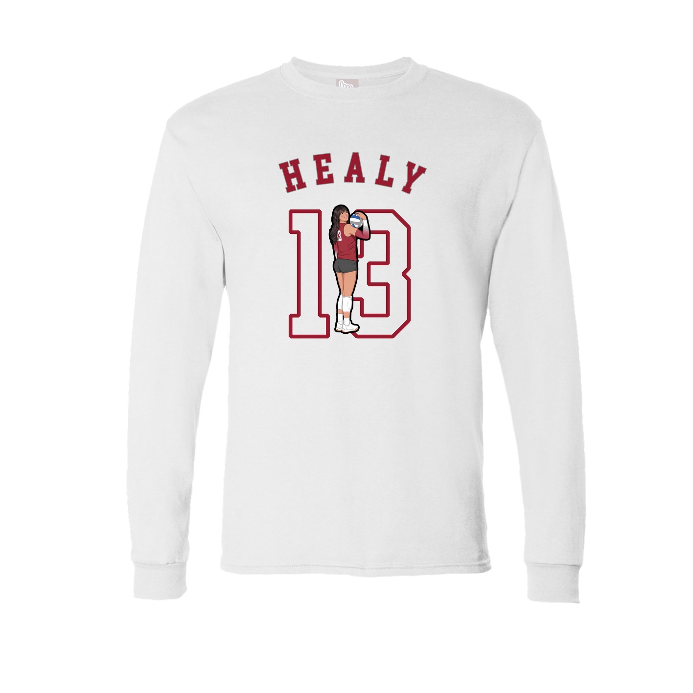 Long Sleeve Tee — Shirsey Arch in White