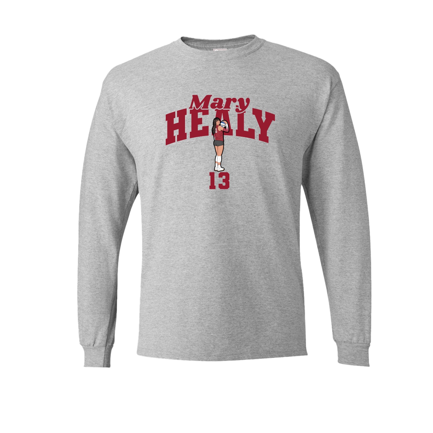 Long Sleeve Tee — Signature Arch in Grey