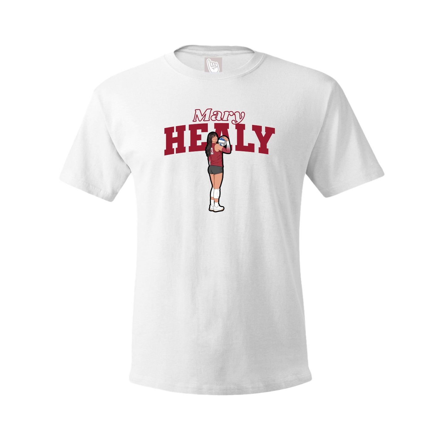 Tee — Name Arch in White