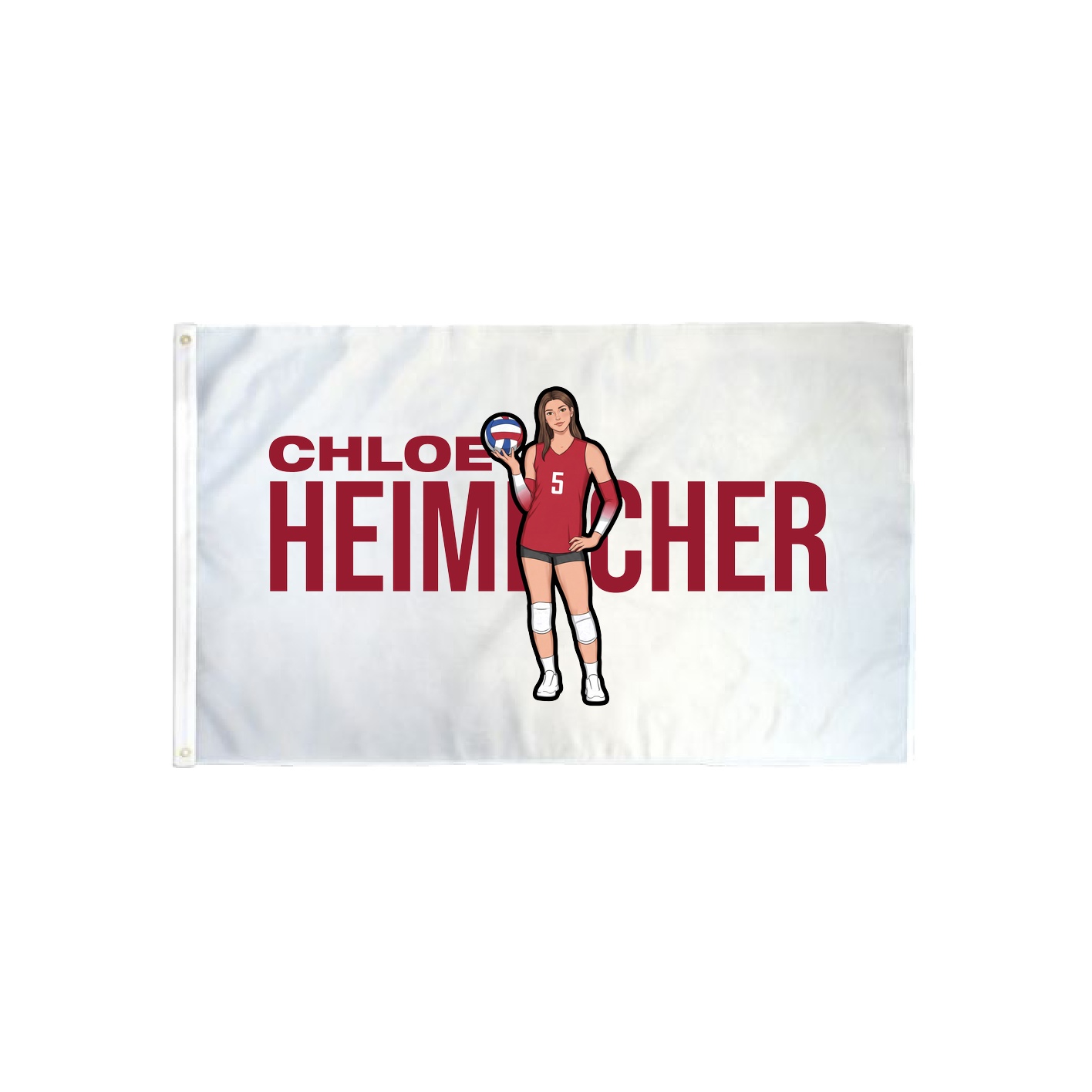 3x5 Flag — Player Name in Classic