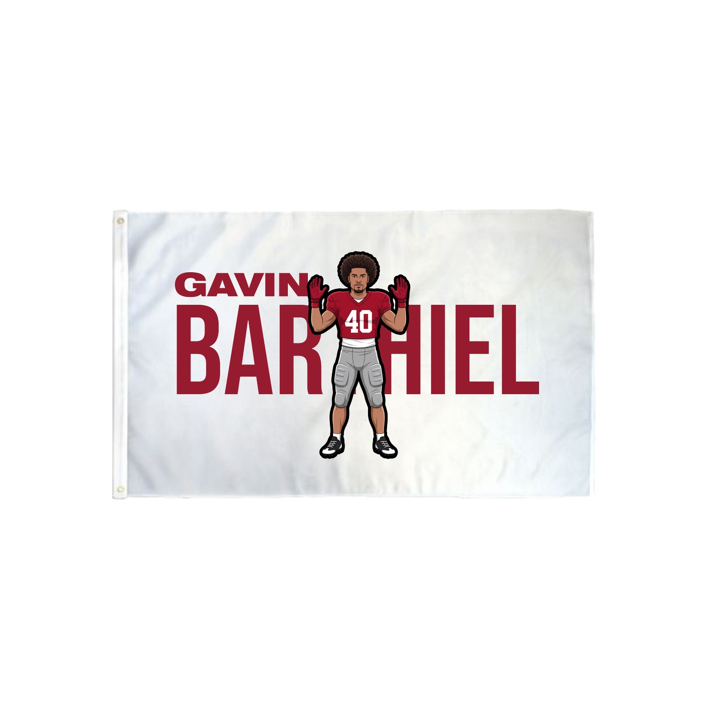 3x5 Flag — Player Name in Classic