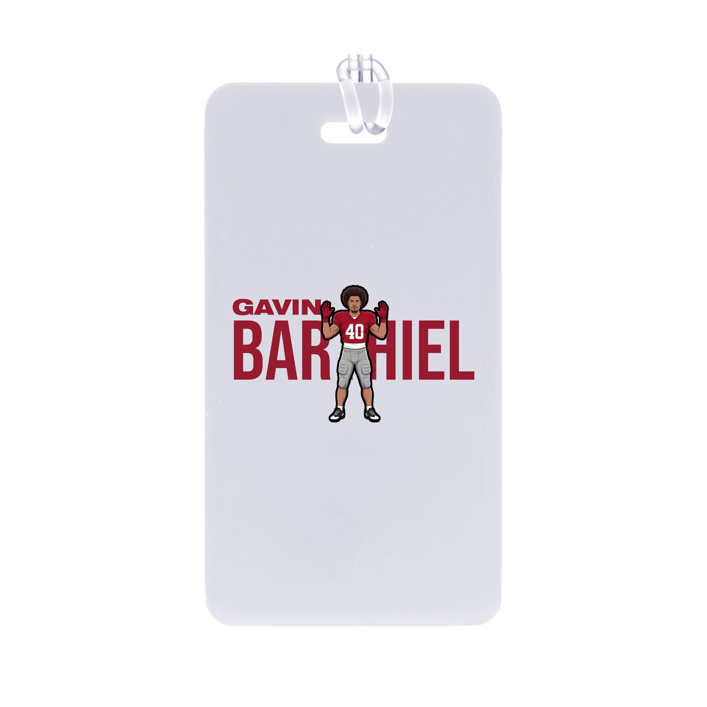 Bag Tag — Player Name in Classic
