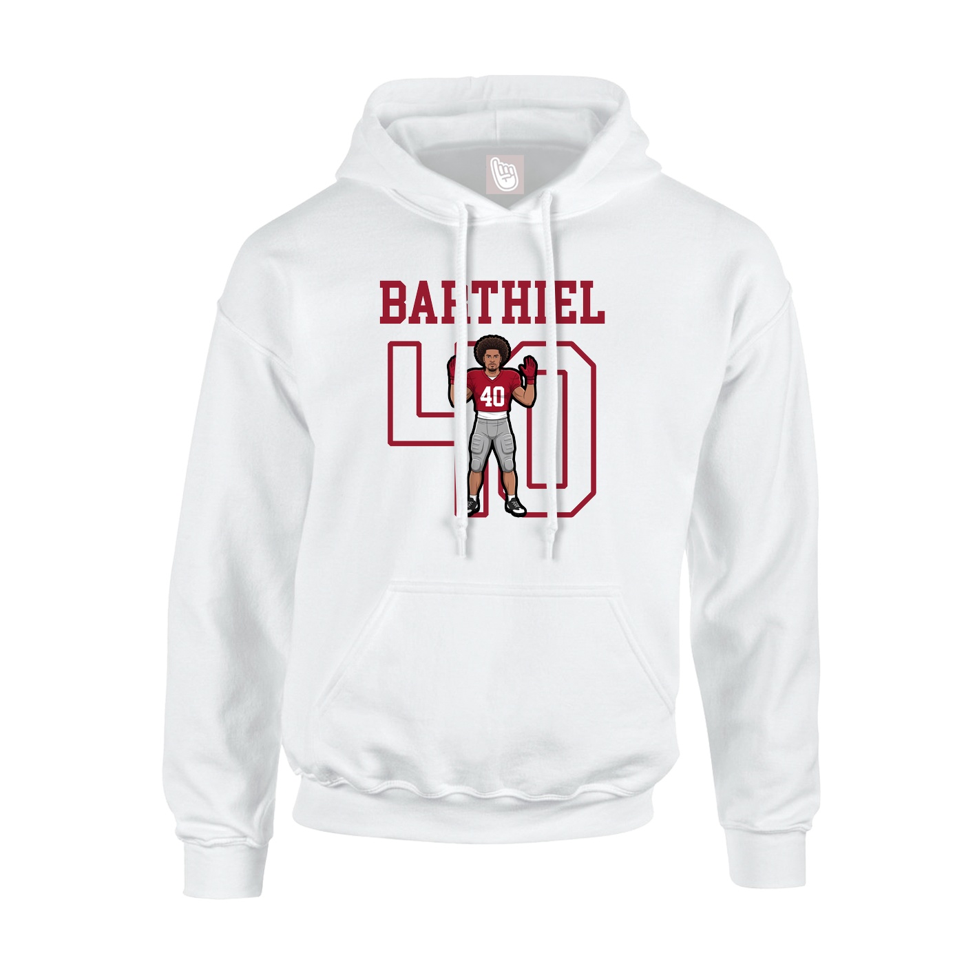Youth Hoodie — Shirsey in White