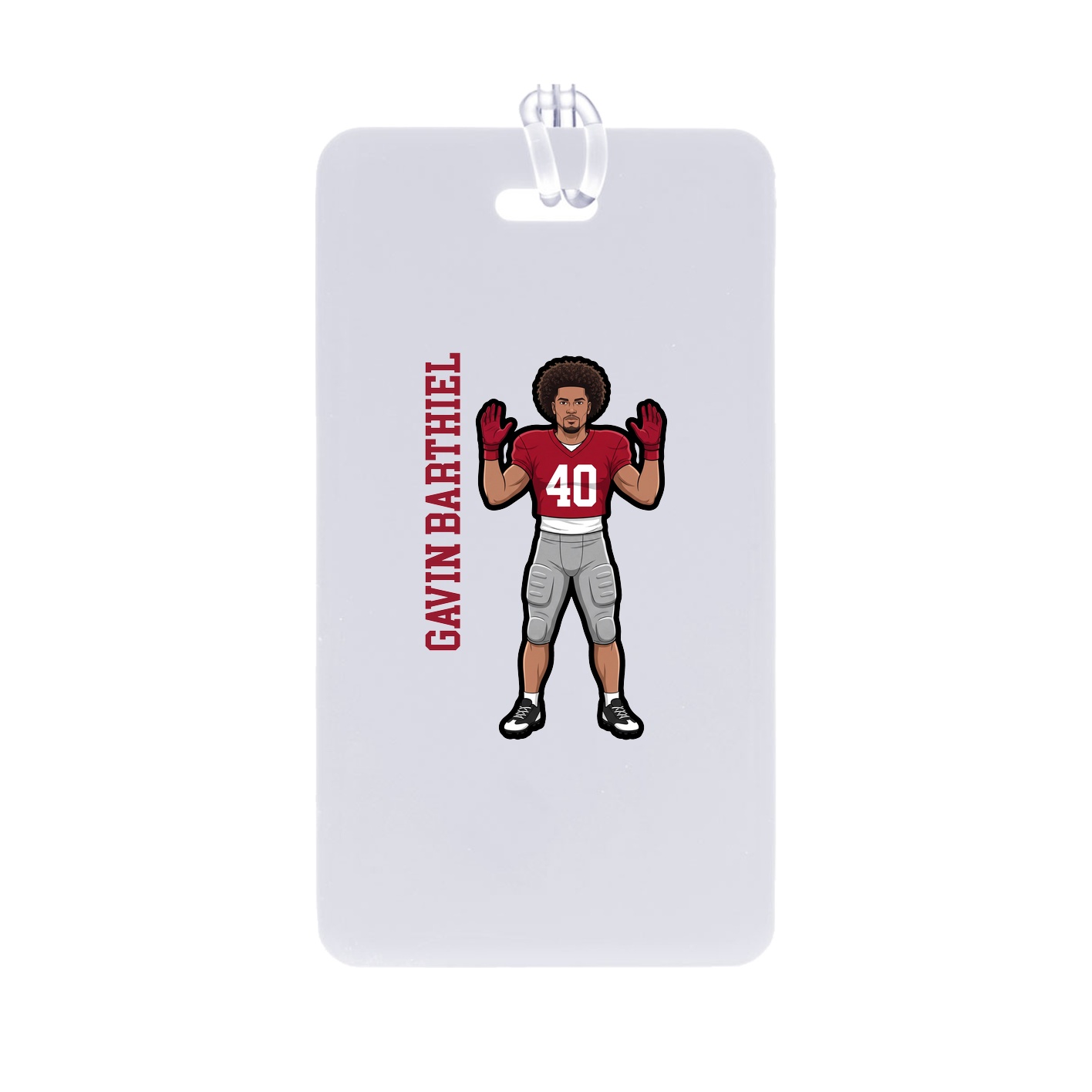 Bag Tag — Name Vertical in Classic
