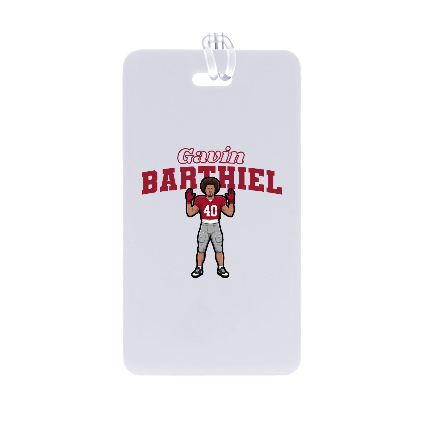 Bag Tag — Name Arch in Classic