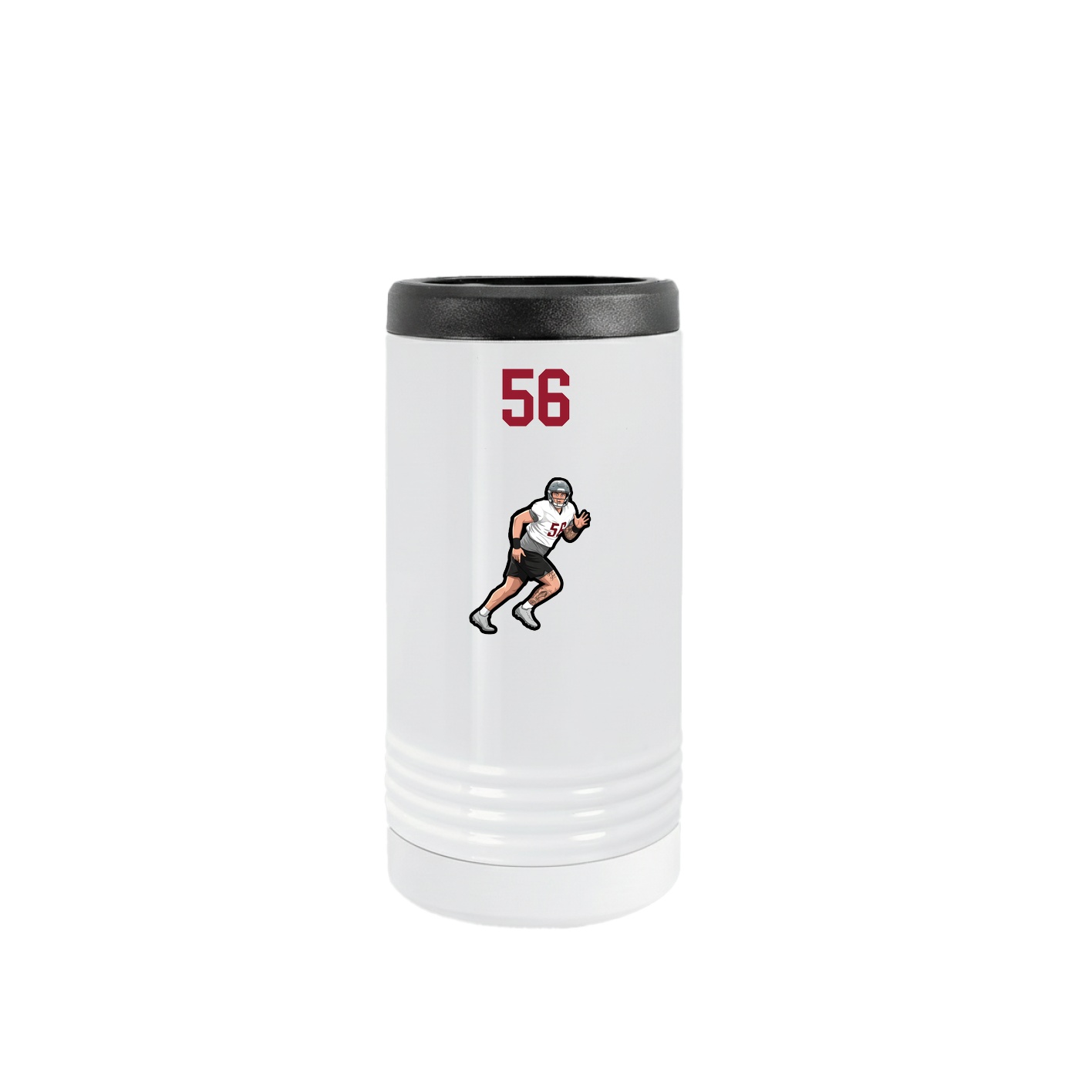 Slim Beverage Holder — Number Top in White