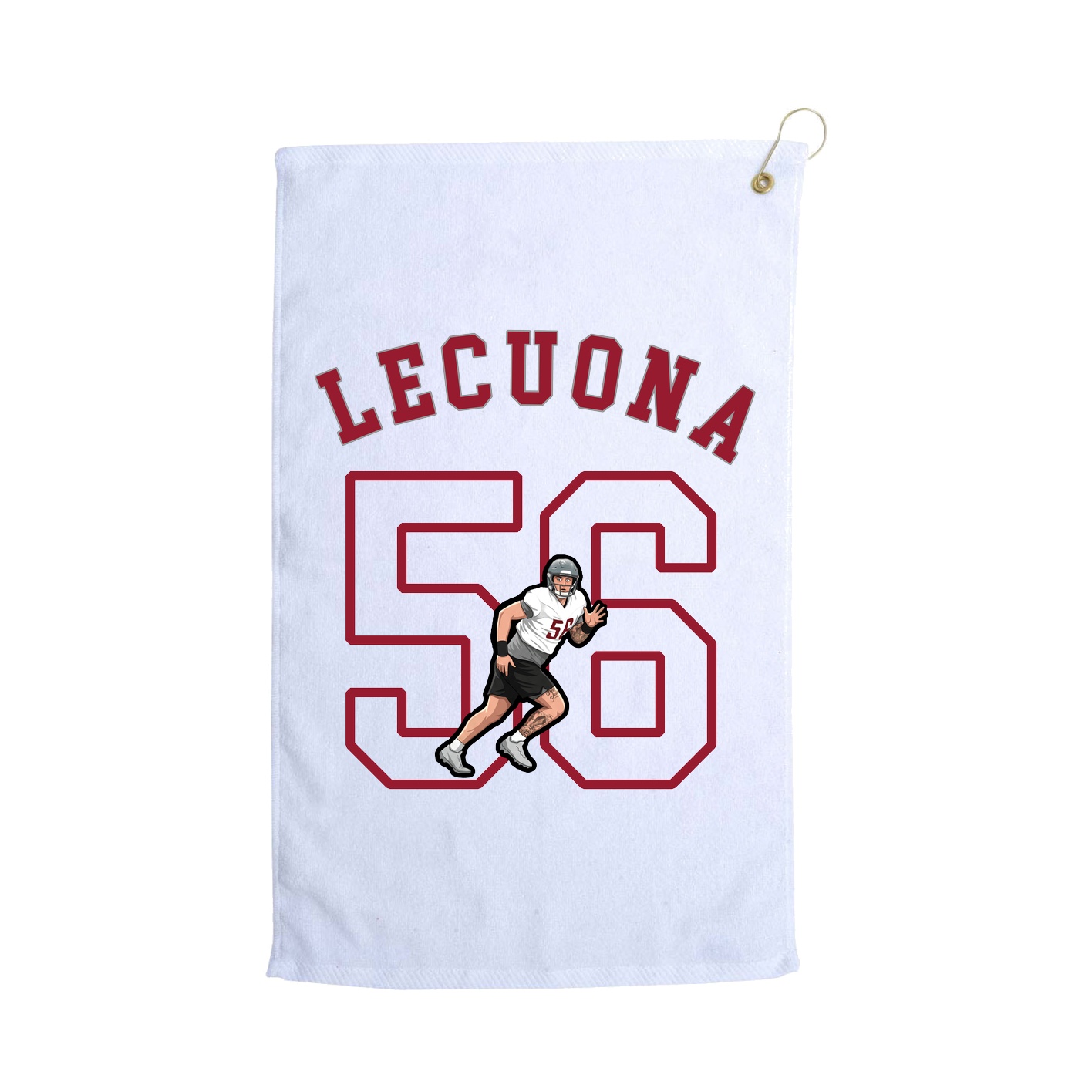 Golf Towel — Shirsey Arch in White