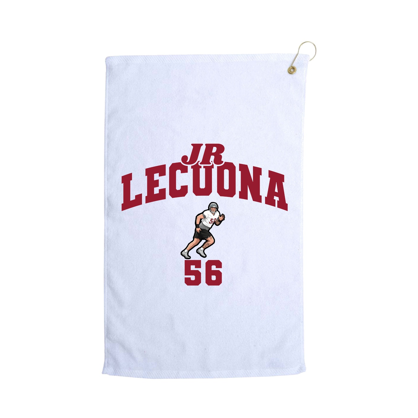 Golf Towel — Signature Arch in White