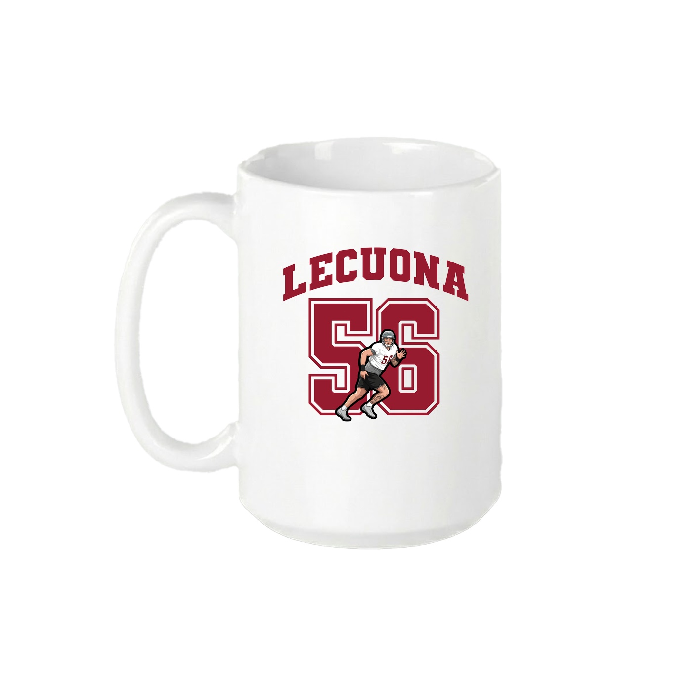 15oz Coffee Mug — Number in White
