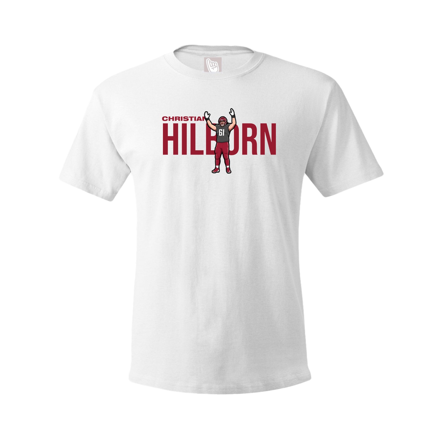 Youth Tee — Player Name in White