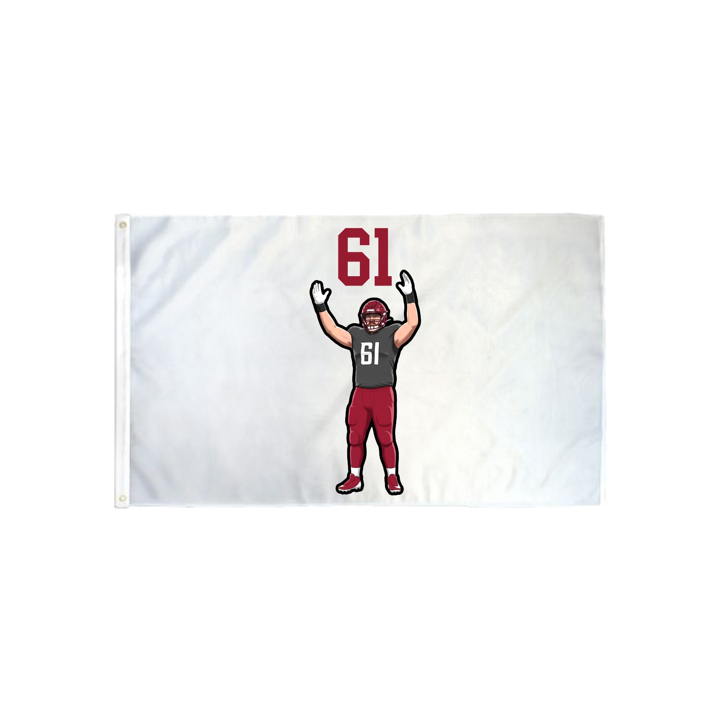 3x5 Flag — Number Top in Classic